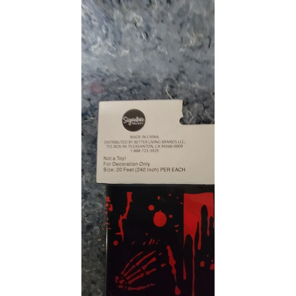 Halloween 2025‎  Fright Tape 2 packs of 3